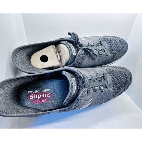 SKECHERS Go Walk Flex Hands Free Gray Slip-ins Sneaker Men's size 15 STORE WORN - Picture 7 of 9